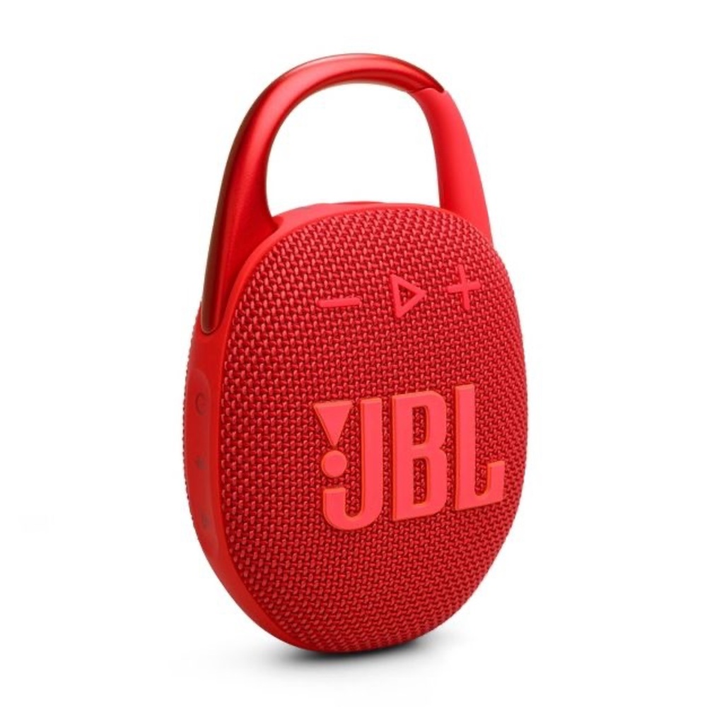 JBL Clip 5 Portable Bluetooth Waterproof Speaker red